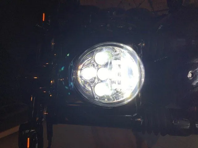 VRSC Davidson V-ROD Value-for-money HEADLIGHT BLACK Prompt response - VROD Harley DAYMAKER LED