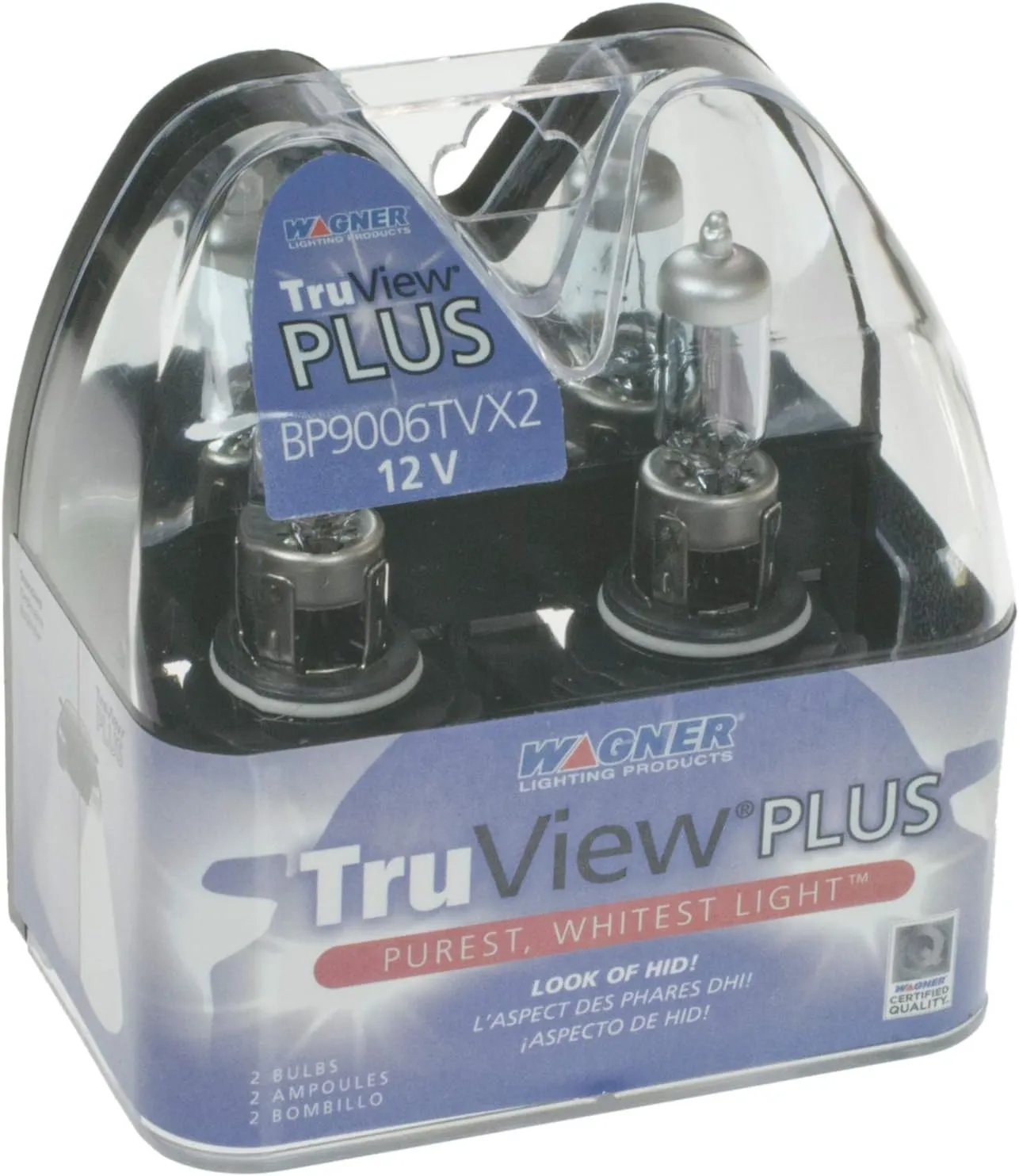Wagner TruView PLUS BP9006TVX2 Multi-Purpose Light Bulb Card of 2