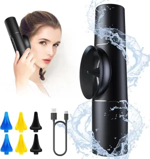 Water Powered Ear Cleaner, Electric Ear Wax Removal Kit, Ear Irrigation Flushing System, Ear Cleaning Washer Kit with 4 Pressure Modes, Safe & Effective for Ear Wax Buildup