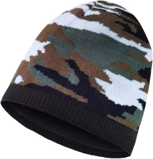 Waterproof Beanie,Knit Thermal Insulated Beanie,Fleece Lined Hat,Windproof Causal Cold Weather Winter Hat for Ski
