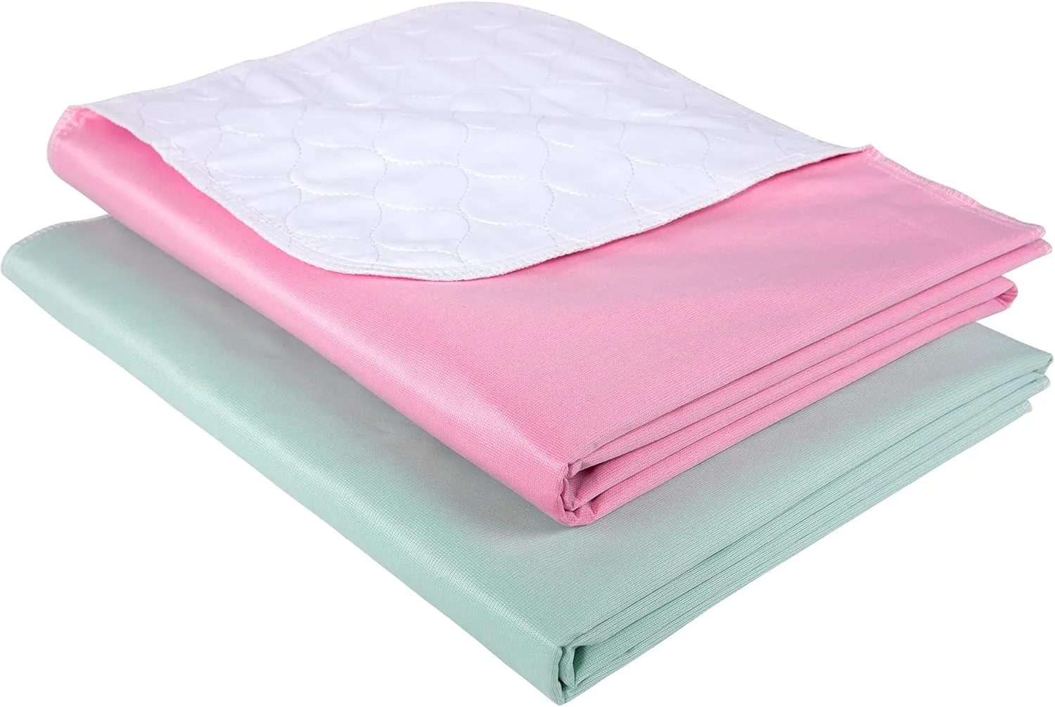 Waterproof Urinal Bed Pad, Brosive Reusable Cotton Sheet Protector and Incontinence Pad for Children and Adults (34" x 52" Inch (2 Pack))