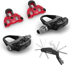 Wearable4U - Garmin Rally RS200, Dual-Sensing Power Meter with 4.5 Degree Float Replacement Cleats and Bike Multi-Tool Bundle