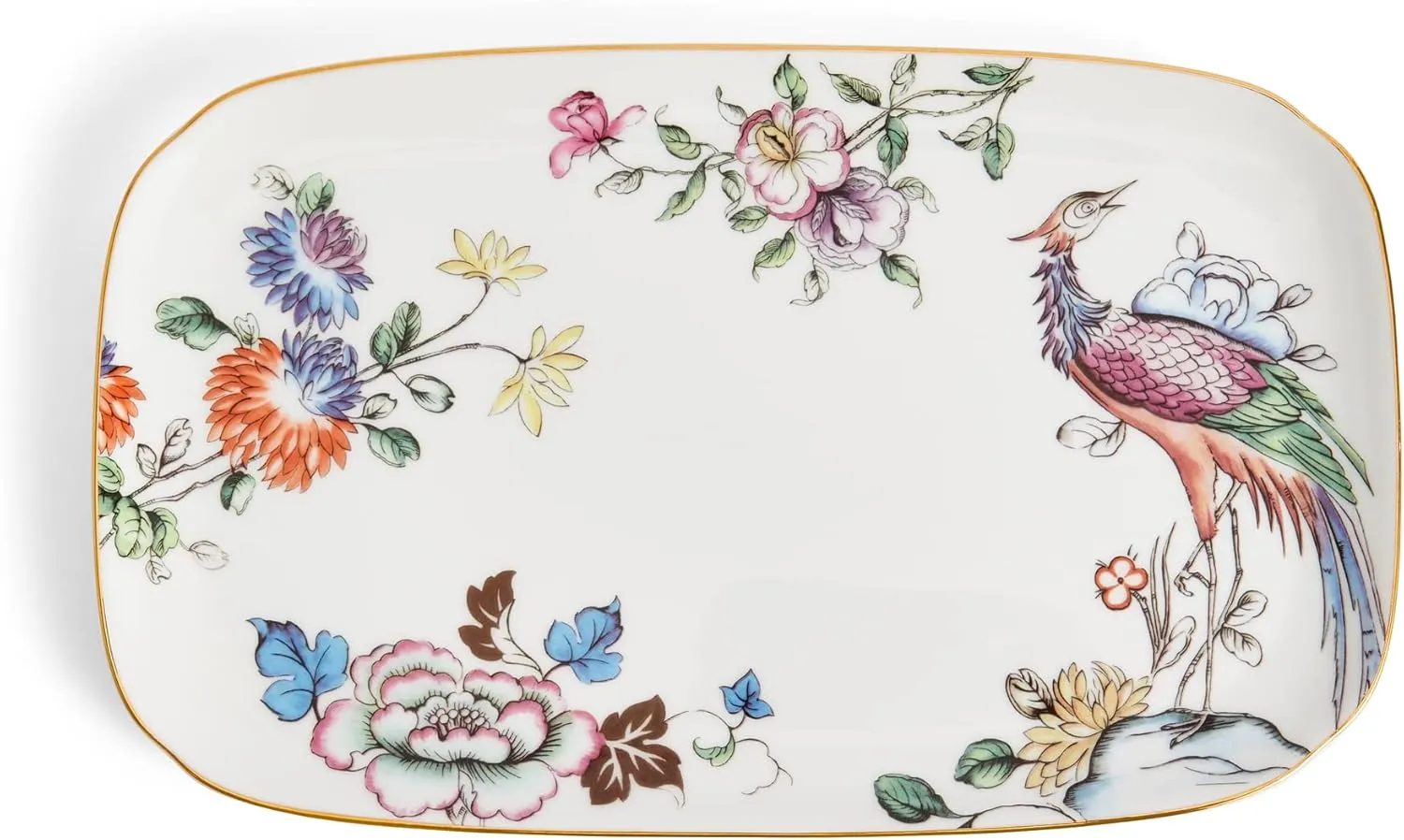 Wedgwood Fortune Rectangular Tray, 9.8", Multi