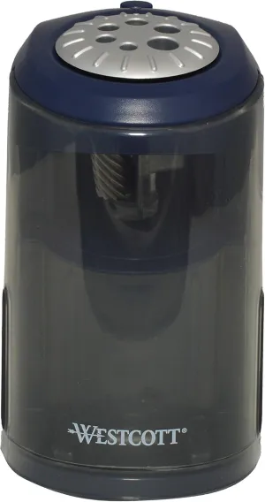 Westcott Heavy Duty School/Classroom Pro Electric Pencil Sharpener, Blue