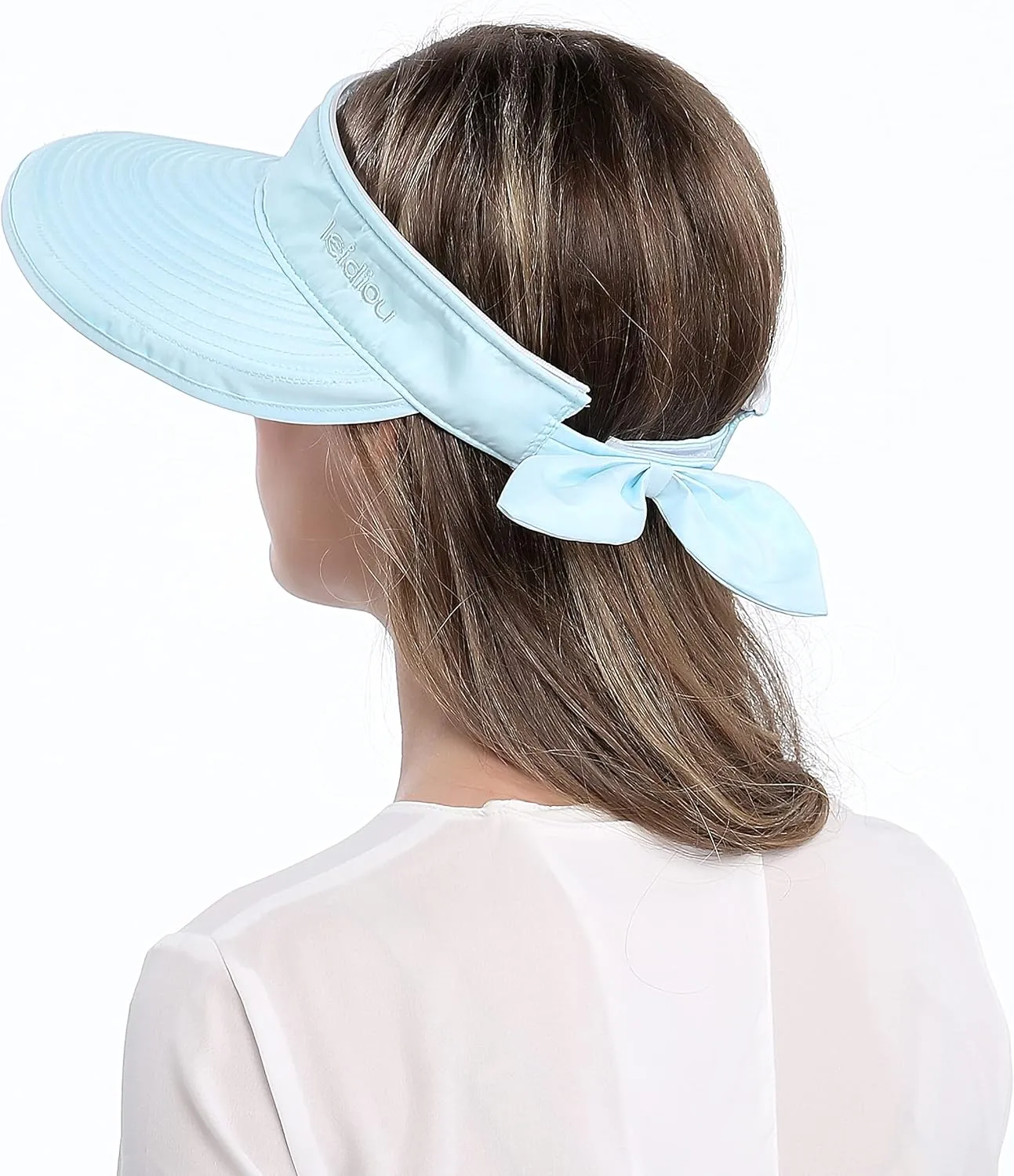 Wide Large Brim Sun Hat Summer UV Protection Thin Hat 2 in 1 Beach Sun Hat