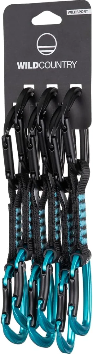 Wildsport Rock Climbing Quickdraw - Durable Quickdraw with Lightweight Aluminum Carabiners