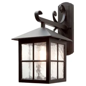 Winchester 1 Light Wall Down Lantern | Black