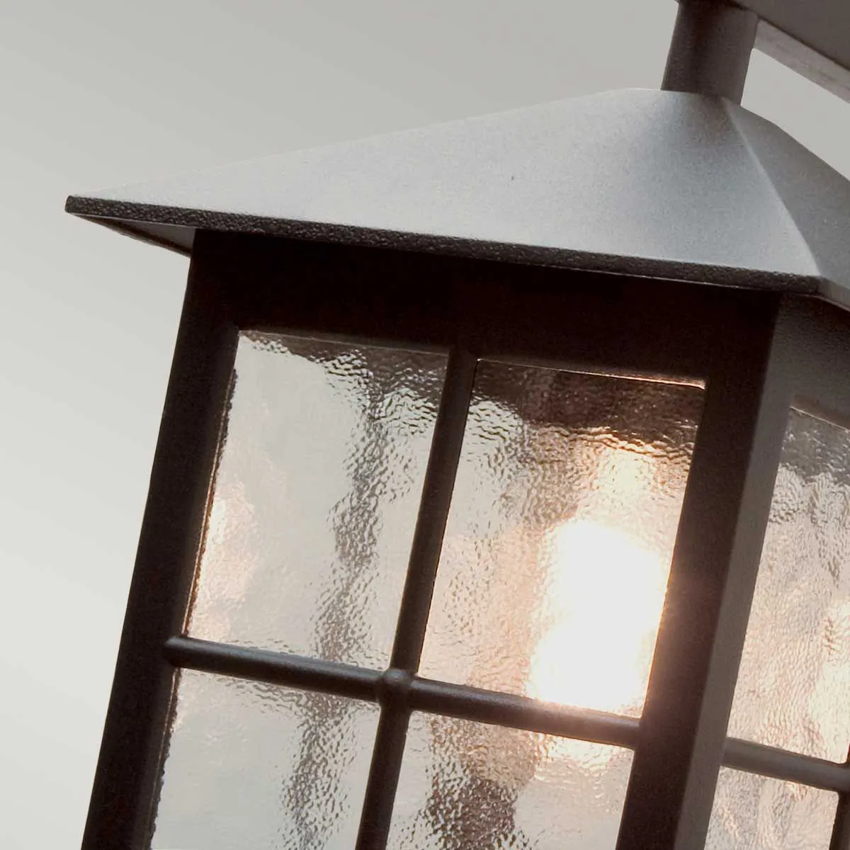 Winchester 1 Light Wall Down Lantern | Black
