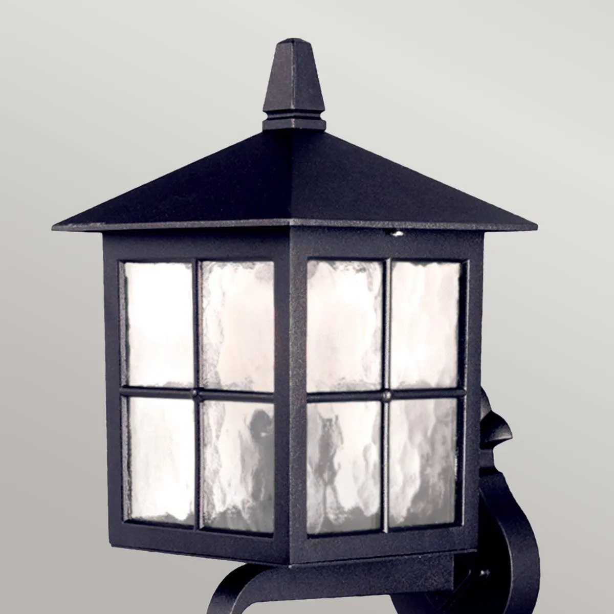 Winchester 1 Light Wall Up Lantern | Black