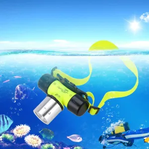 WINDFIRE Scuba Diving Headlamp Dive Light, Underwater Headlight with 3 Modes, IPX8 Waterproof Head Lamp Flashlight for Snorkeling, Under Water Sports