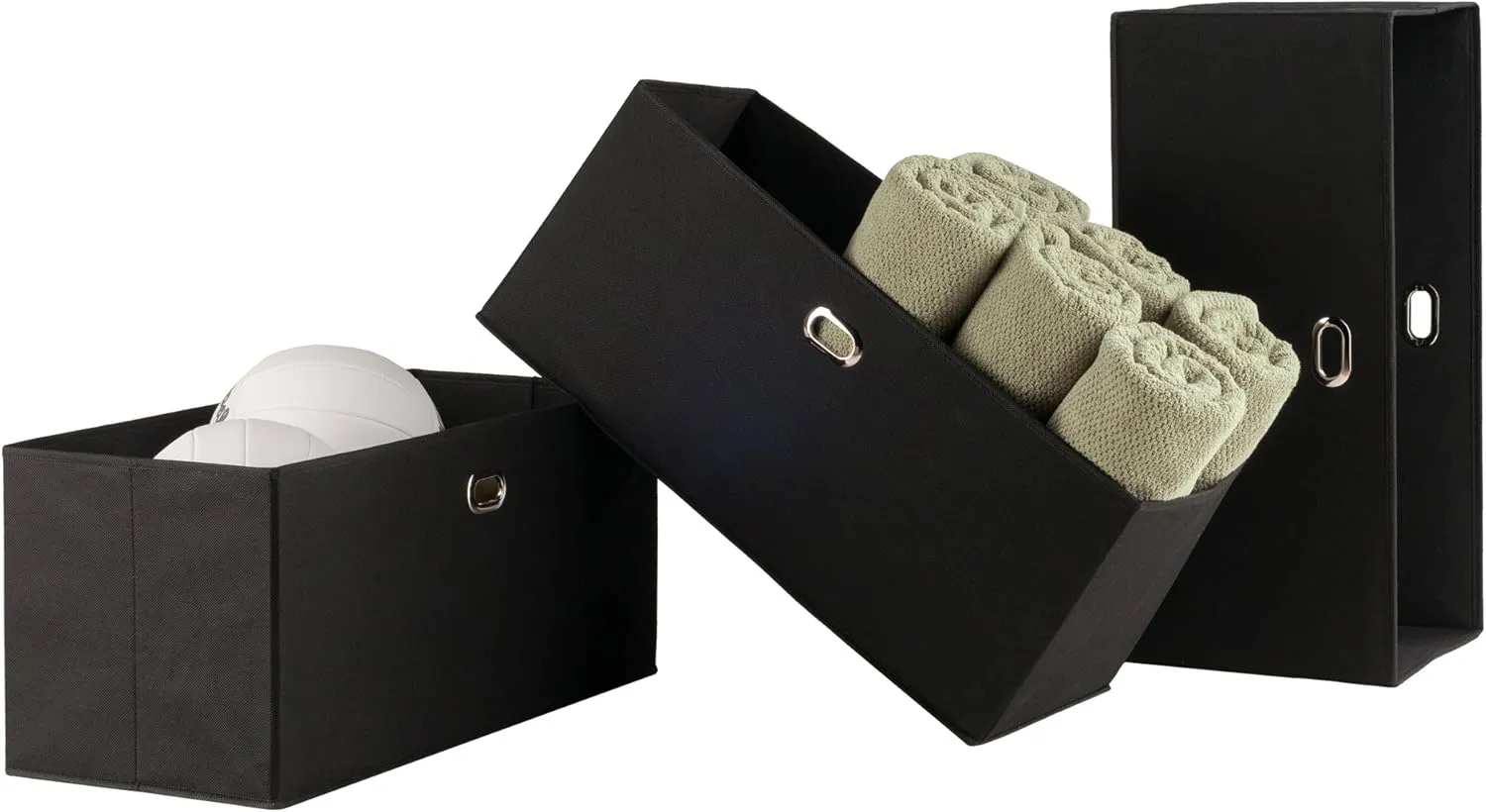 Winsome Wood Torino Storage/Organization, Black