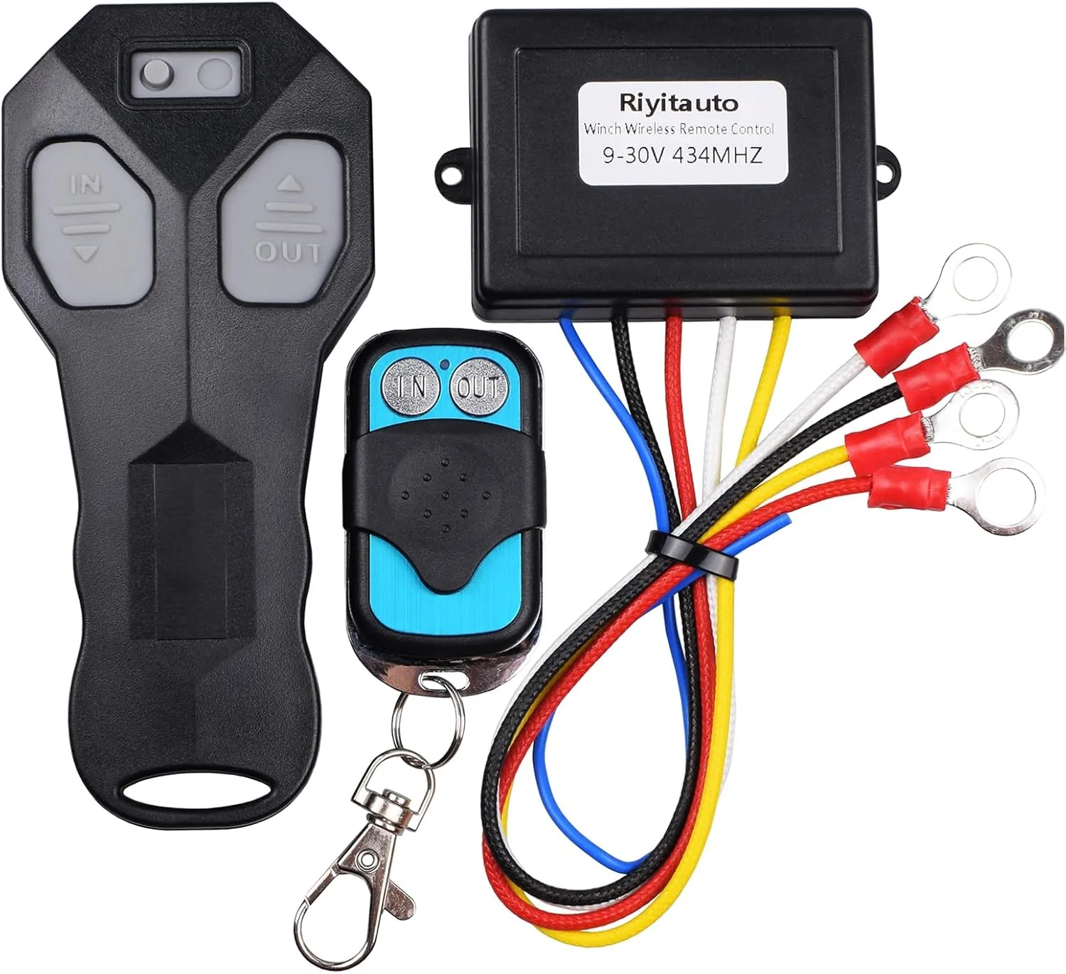 Wireless Winch Remote Control Kit for Car Truck Jeep ATV SUV 12V Handset Switch Recovery Wireless Waterproof Wireless Remote for Winch