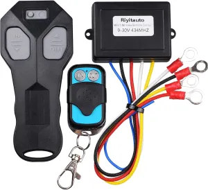 Wireless Winch Remote Control Kit for Car Truck Jeep ATV SUV 12V Handset Switch Recovery Wireless Waterproof Wireless Remote for Winch