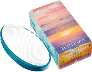 WIZKER® Premium Ingrown Hair Exfoliating Brush: 2-in-1 Soft   Firm Face Body Exfoliator for Sensitive Skin, Prevents Razor Bumps, Shave, Laser, Wax, Epilation, Dermaplaning–Waterproof, Mold Resistant