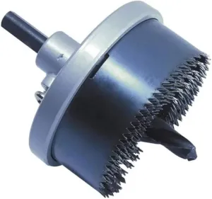 wolfcraft Standard Hole Saw Set 7 Pcs. with Metal Body I 2164000 I Saw with 7 Quick-Change Blades, Ø 25-62 mm, Cutting Depth 23 mm