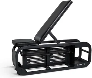 Workout Bench Press, Fusion Bench - Multi-Purpose Adjustable Weight Bench with Storage Rack for Dumbbells, Bands, & Recovery Tools - Incline & Sit Up Bench for Home Gym Exercise