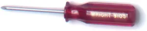 Wright Tool 9105 #2 Tip Size Phillips Screwdriver, 3" Shank