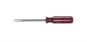 Wright Tool 9124 1/4" Tip Size Round Shank Screwdriver, 10-1/4" Length