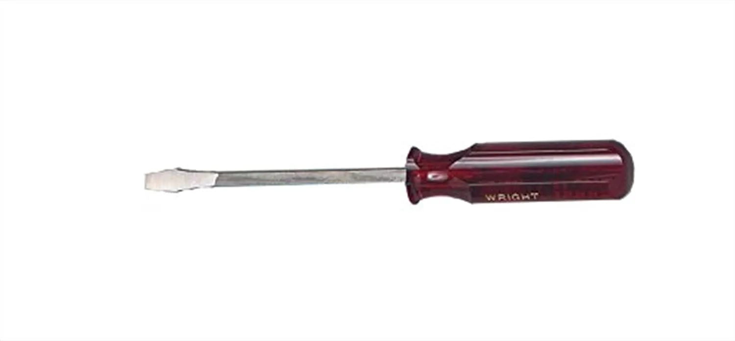 Wright Tool 9132 1/4" Tip Size Square Shank Screwdriver, 8-1/2" Length