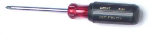 Wright Tool 9144 #2 Tip Size Cushion Grip Phillips Screwdriver, 8-1/4" Length