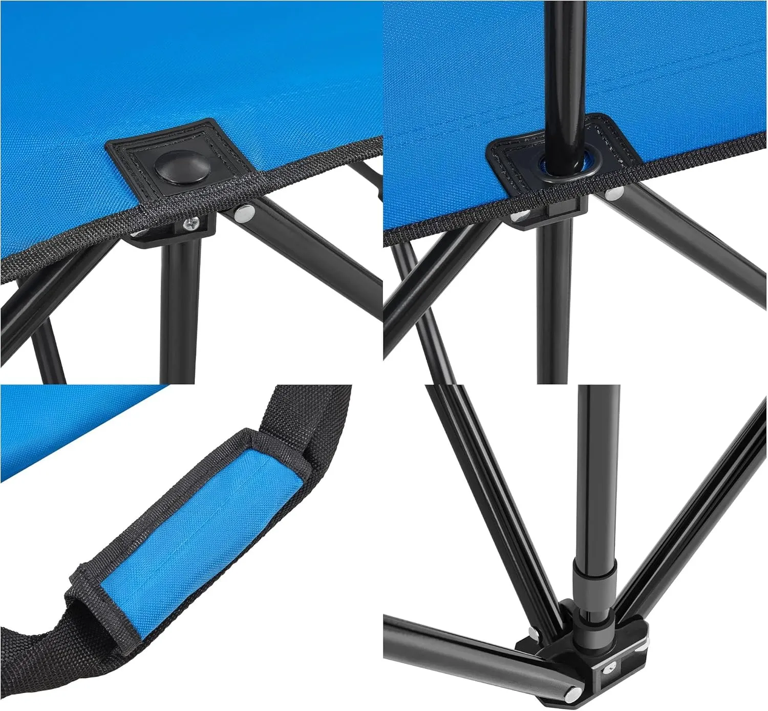 Yaheetech Foldable Sideline Bench 600D Oxford Double Layer Fabric