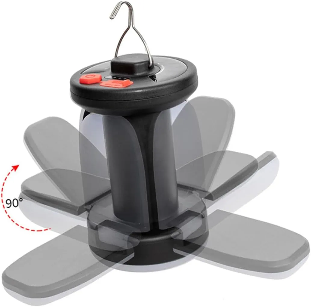 YARNOW Inflatable Solar Camping Lantern Led Tent Light Solar Emergency Light Outdoor Led