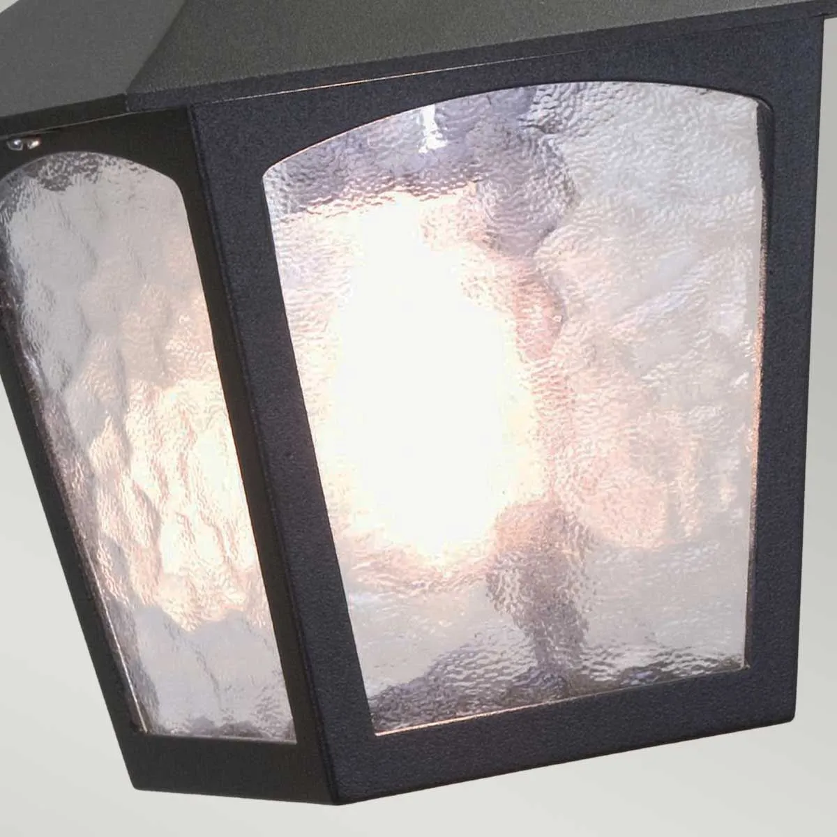 York 1 Light Porch Chain Lantern | Black