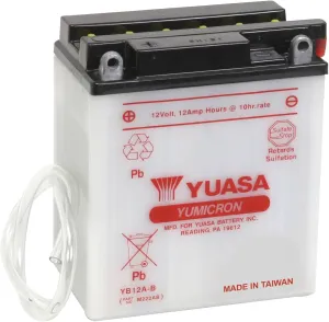 Yuasa YUAM222AB YB12A-B Battery, Multi-Colored