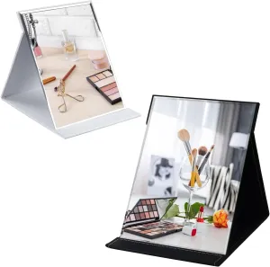 ZBEIVAN 10x7 White and 12x9 Black Portable Makeup Mirror